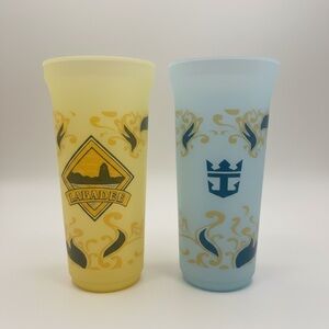 Royal Caribbean Themed Tumbler Set Labadee Haiti No lids